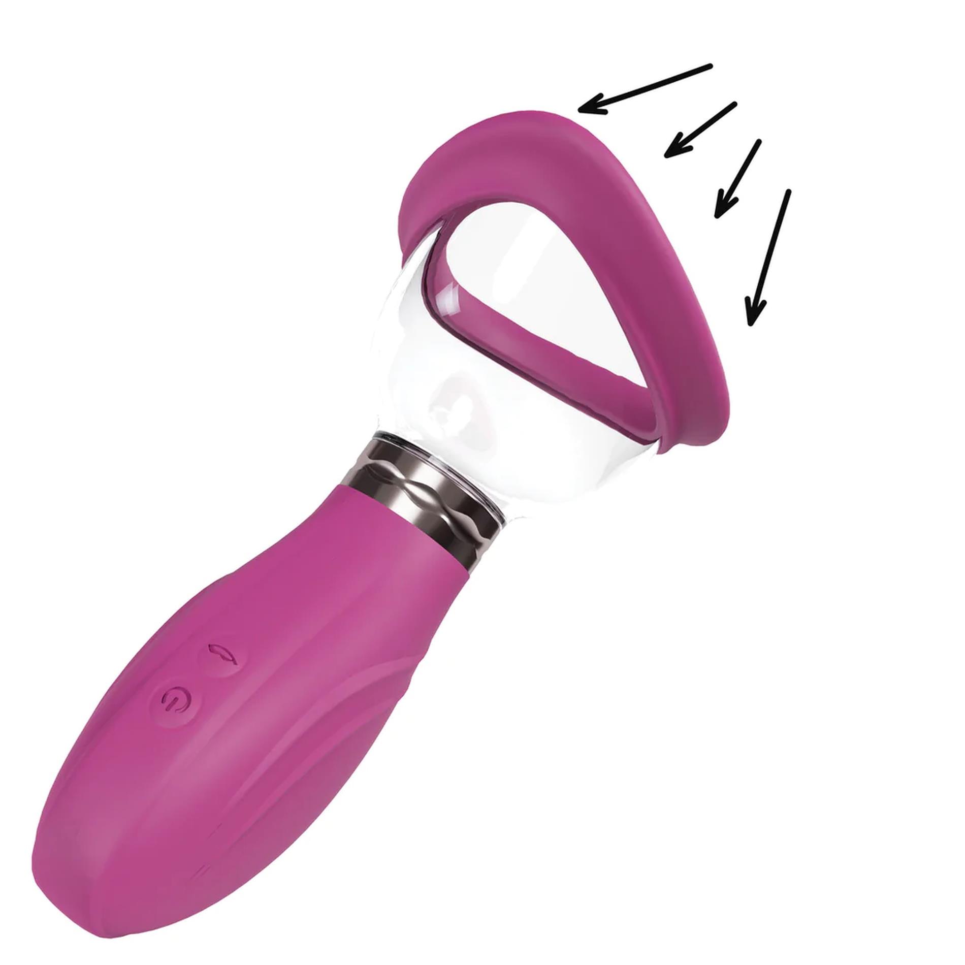 36-PMP050PNK_01 Delightful - Rechargeable Vulva and Breast Pump - Pink - obrazek 1