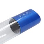 HyperPump - Rechargeable Penis Pump - Metallic Blue - obrazek 6