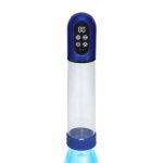 Engage - Automatic Waterproof Penis Pump and Masturbator - Metallic Blue