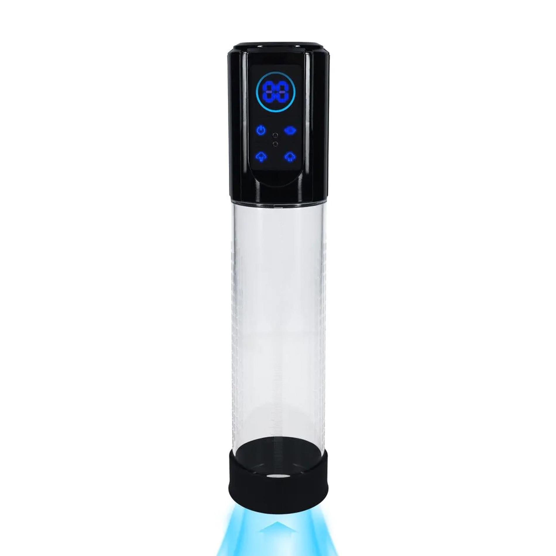 36-PMP059BLK_01 MegaLift - Automatic Waterproof Penis Pump - Black - obrazek 1