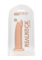 Silicone Dildo Without Balls - 22,8 cm - Flesh - obrazek 2
