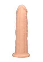 Silicone Dildo Without Balls - 22,8 cm - Flesh - obrazek 4