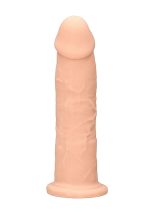 Silicone Dildo Without Balls - 22,8 cm - Flesh - obrazek 5