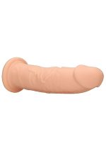 Silicone Dildo Without Balls - 22,8 cm - Flesh - obrazek 7