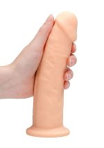 Silicone Dildo Without Balls - 22,8 cm - Flesh - obrazek 9