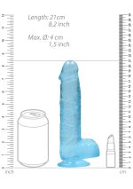 Realistic Dildo with Balls - 8""""/ 21 cm - obrazek 7