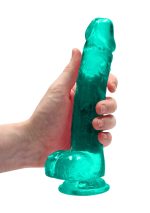 Realistic Dildo with Balls - 8""""/ 21 cm - obrazek 4