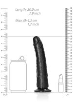 Slim Realistic Dildo with Suction Cup - 7""""/ 18 cm - obrazek 7