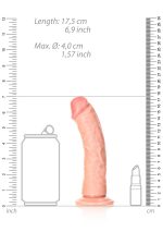 Curved Realistic Dildo with Suction Cup - 6""""/ 15,5 cm - obrazek 7