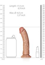 Curved Realistic Dildo with Suction Cup - 6""""/ 15,5 cm - obrazek 7