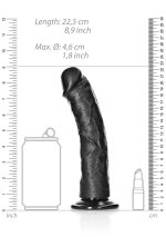 Curved Realistic Dildo with Suction Cup - 8""""/ 20,5 cm - obrazek 7