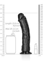 Curved Realistic Dildo with Suction Cup - 9""""/ 23 cm - obrazek 7
