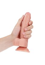 Curved Realistic Dildo Balls Suction Cup - 7""""/ 18 cm - obrazek 6