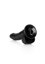 Curved Realistic Dildo Balls Suction Cup - 8""""/ 20,5 cm - obrazek 6