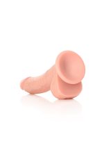 Curved Realistic Dildo  Balls  Suction Cup - 8""""/ 20,5 cm - obrazek 5