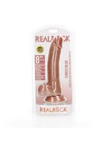 Curved Realistic Dildo  Balls  Suction Cup - 8""""/ 20,5 cm - obrazek 6