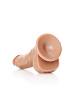 Curved Realistic Dildo  Balls  Suction Cup - 8""""/ 20,5 cm - obrazek 4