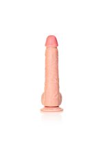 Straight Realistic Dildo Balls Suction Cup - 10""""/ 25,5 cm - obrazek 2