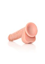 Straight Realistic Dildo Balls Suction Cup - 10""""/ 25,5 cm - obrazek 6