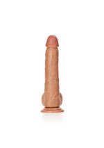 Straight Realistic Dildo Balls Suction Cup - 10""""/ 25,5 cm - obrazek 2