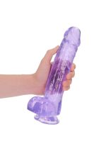 Realistic Dildo with Balls - 10""""/ 25,4 cm - obrazek 5