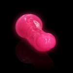 Slim Realistic Dildo with Suction Cup - Glow in the Dark - 6'' / 15,5 cm - obrazek 7