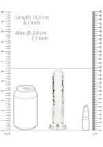 Straight Realistic Dildo with Suction Cup - 6'' / 14,5 - obrazek 5