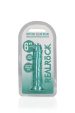 Straight Realistic Dildo with Suction Cup - 6'' / 14,5 - obrazek 2