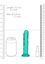 Straight Realistic Dildo with Suction Cup - 6'' / 14,5 - obrazek 4