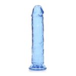Straight Realistic Dildo with Suction Cup - 7'' / 18 - obrazek 5