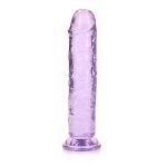 Straight Realistic Dildo with Suction Cup - 7'' / 18 - obrazek 5