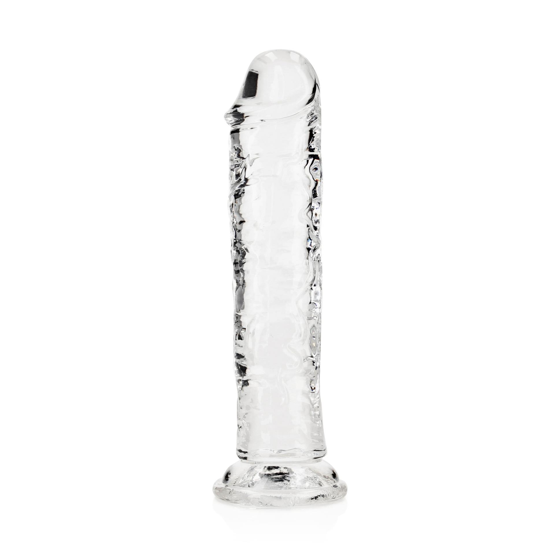 36-REA152TRA1 Straight Realistic Dildo with Suction Cup - 7'' / 18 - obrazek 1