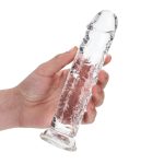 Straight Realistic Dildo with Suction Cup - 7'' / 18 - obrazek 3