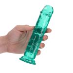 Straight Realistic Dildo with Suction Cup - 7'' / 18 - obrazek 3