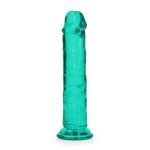 Straight Realistic Dildo with Suction Cup - 7'' / 18 - obrazek 4