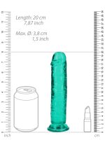 Straight Realistic Dildo with Suction Cup - 7'' / 18 - obrazek 6
