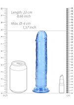 Straight Realistic Dildo with Suction Cup - 8'' / 20 - obrazek 6