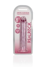 Straight Realistic Dildo with Suction Cup - 8'' / 20 - obrazek 2