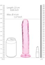 Straight Realistic Dildo with Suction Cup - 8'' / 20 - obrazek 7