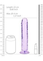Straight Realistic Dildo with Suction Cup - 8'' / 20 - obrazek 6