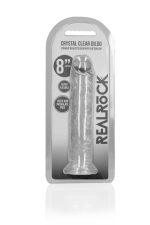 Straight Realistic Dildo with Suction Cup - 8'' / 20 - obrazek 2