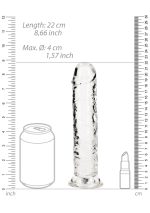Straight Realistic Dildo with Suction Cup - 8'' / 20 - obrazek 5
