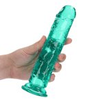 Straight Realistic Dildo with Suction Cup - 8'' / 20 - obrazek 4