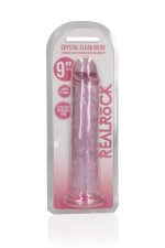 Straight Realistic Dildo with Suction Cup - 9'' / 23 - obrazek 2
