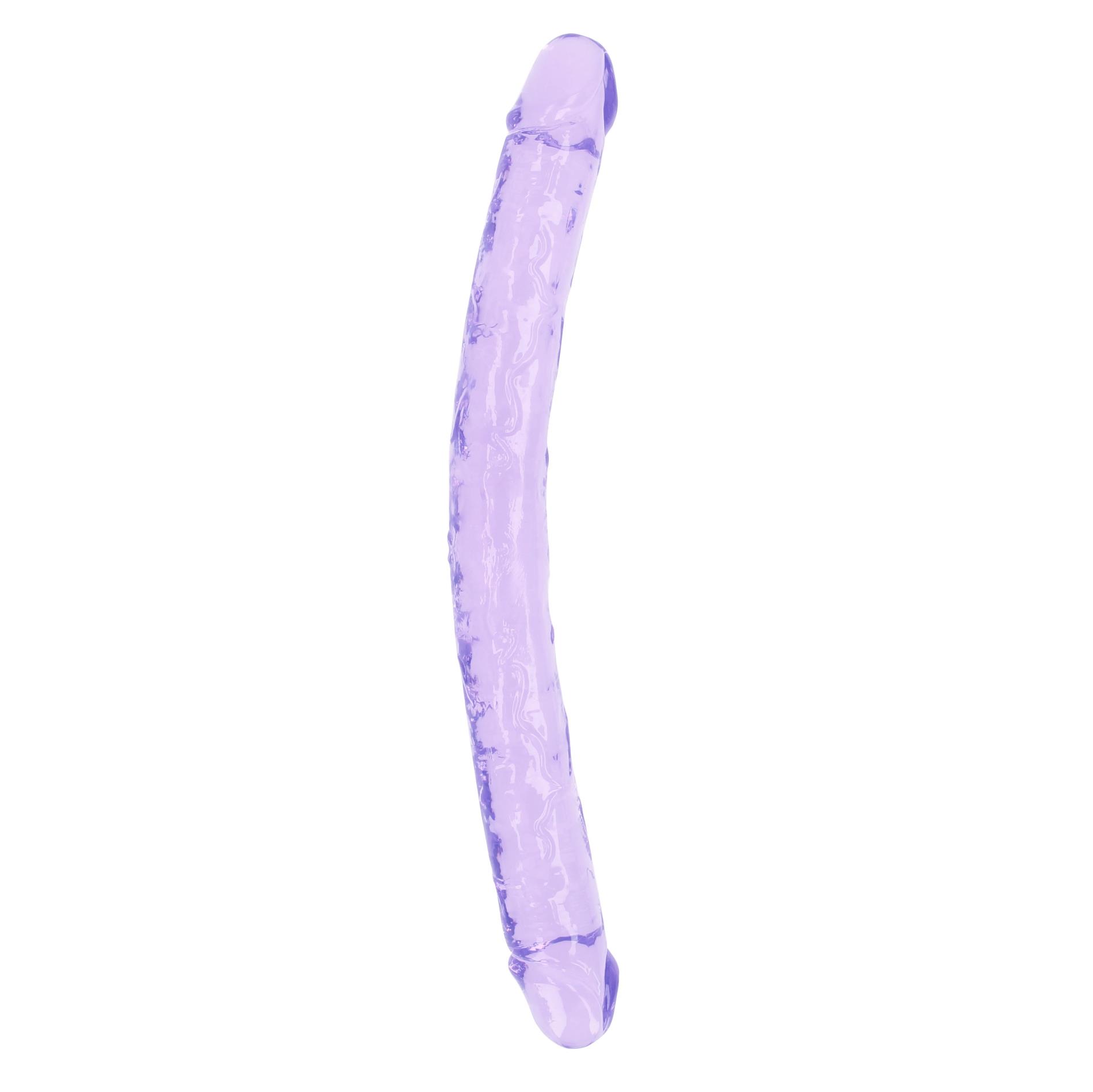 36-REA160PUR1 Realistic Double Dong - 18'' / 45 cm - obrazek 1