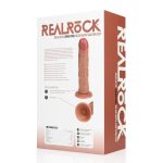 Vibrating Regular Curved Cock - 8 / 20,5 cm - Tan - obrazek 3