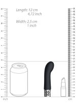 Bijou - Rechargeable Silicone Bullet - Black - obrazek 5