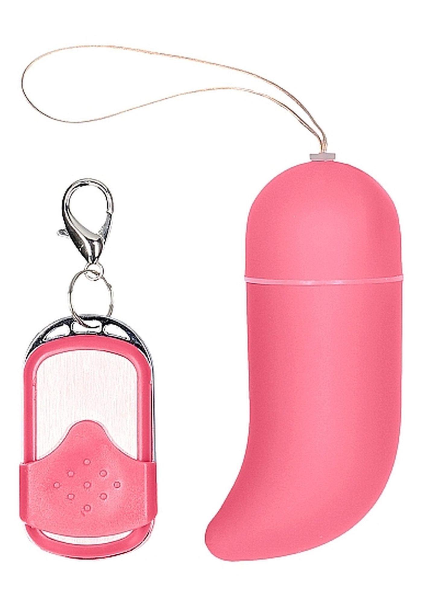 36-SHT076PNK Wireless Vibrating G-Spot Egg - Big - Pink - obrazek 1