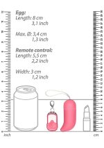 Wireless Vibrating G-Spot Egg - Big - Pink - obrazek 3