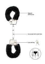 Furry Handcuffs - Black - obrazek 3